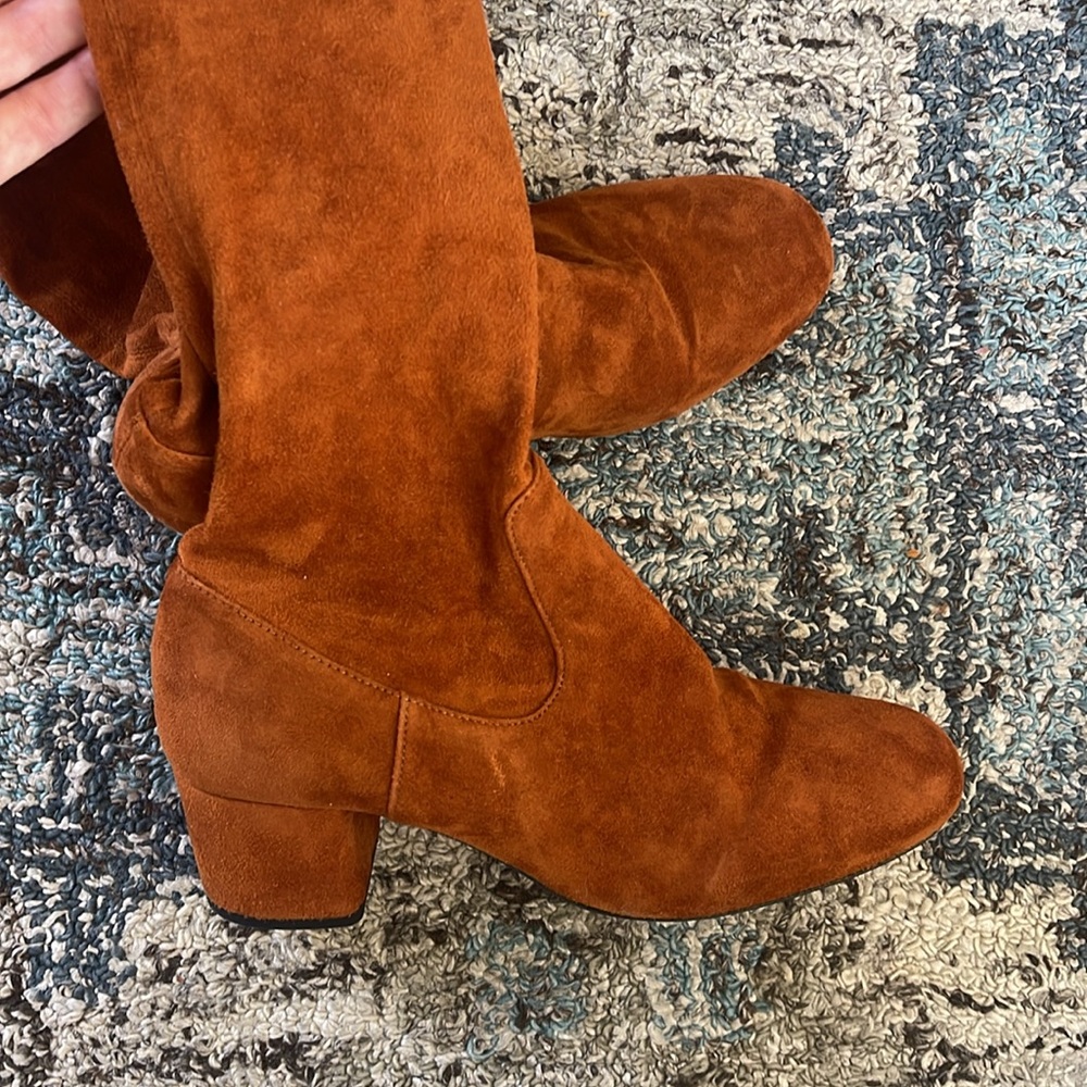 Maje Suede Over the Knee Sock Boot - Picture 5 of 12